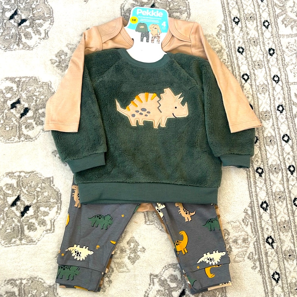 6M Pekkle 4 piece Baby Set